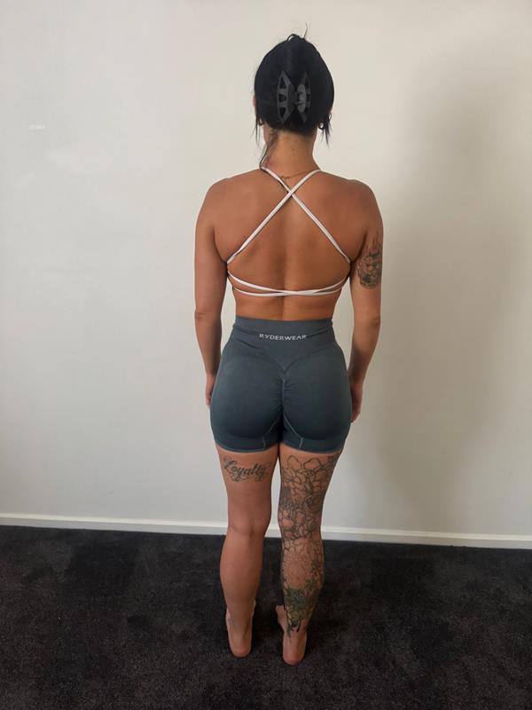 Women’s transformation after back view